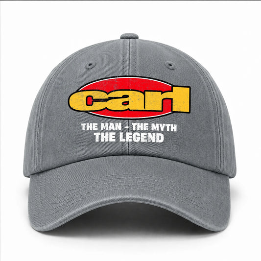 The Man The Myth The Legend Vintage Logo Washed Cap CARL 13K1 C162PF