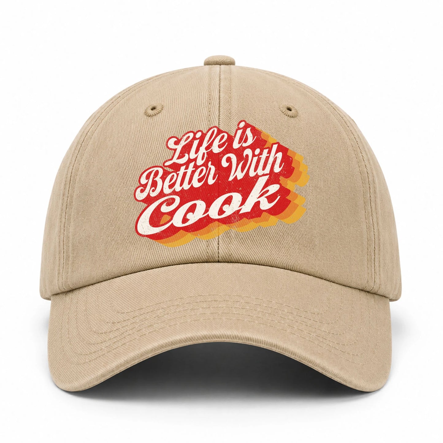 Life Is Better With Your Name Vintage Washed Cap COOK 13K1 C67PF