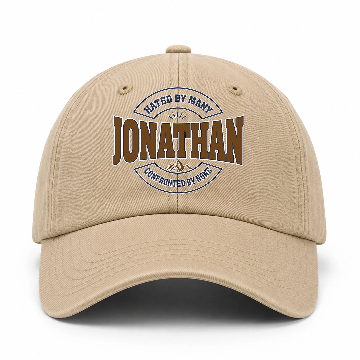 Hated By Many Confronted By None Washed Cap JONATHAN 13K1 C36PF