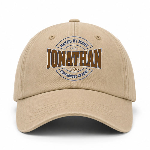 Hated By Many Confronted By None Washed Cap JONATHAN 13K1 C36PF