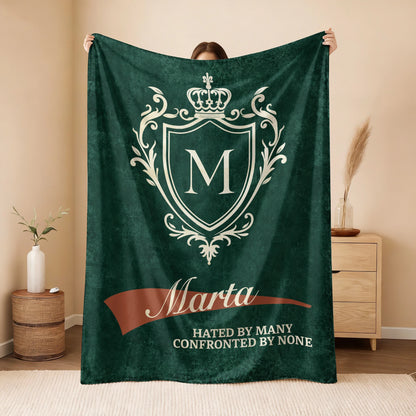 Hated by Many Confronted by None Old Money Blanket MARTA 13K1 BK19