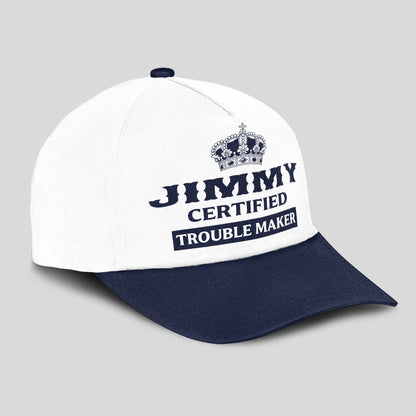 Certified Your Name Trouble Maker Washed Cap JIMMY 13K1 C148PF