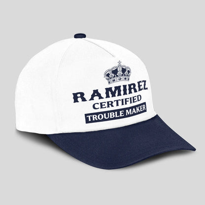 Certified Your Name Trouble Maker Washed Cap RAMIREZ 13K1 C148PF