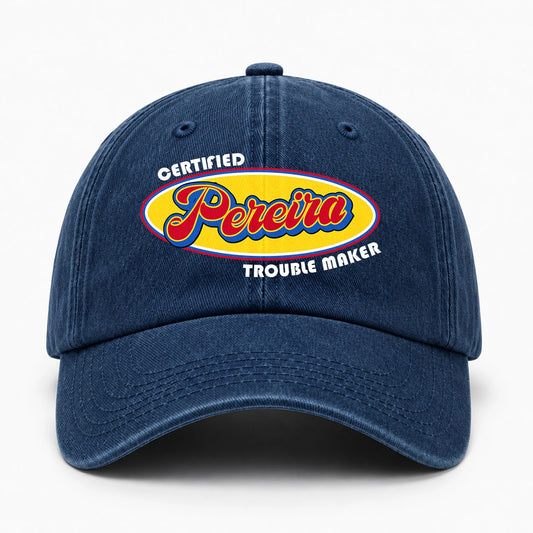 Certified Your Name Trouble Maker Washed Cap PEREIRA 13K1 C73PF