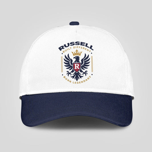 Built Different Born Legendary Elegant Blue And White Cap RUSSELL 13K1 C76PF
