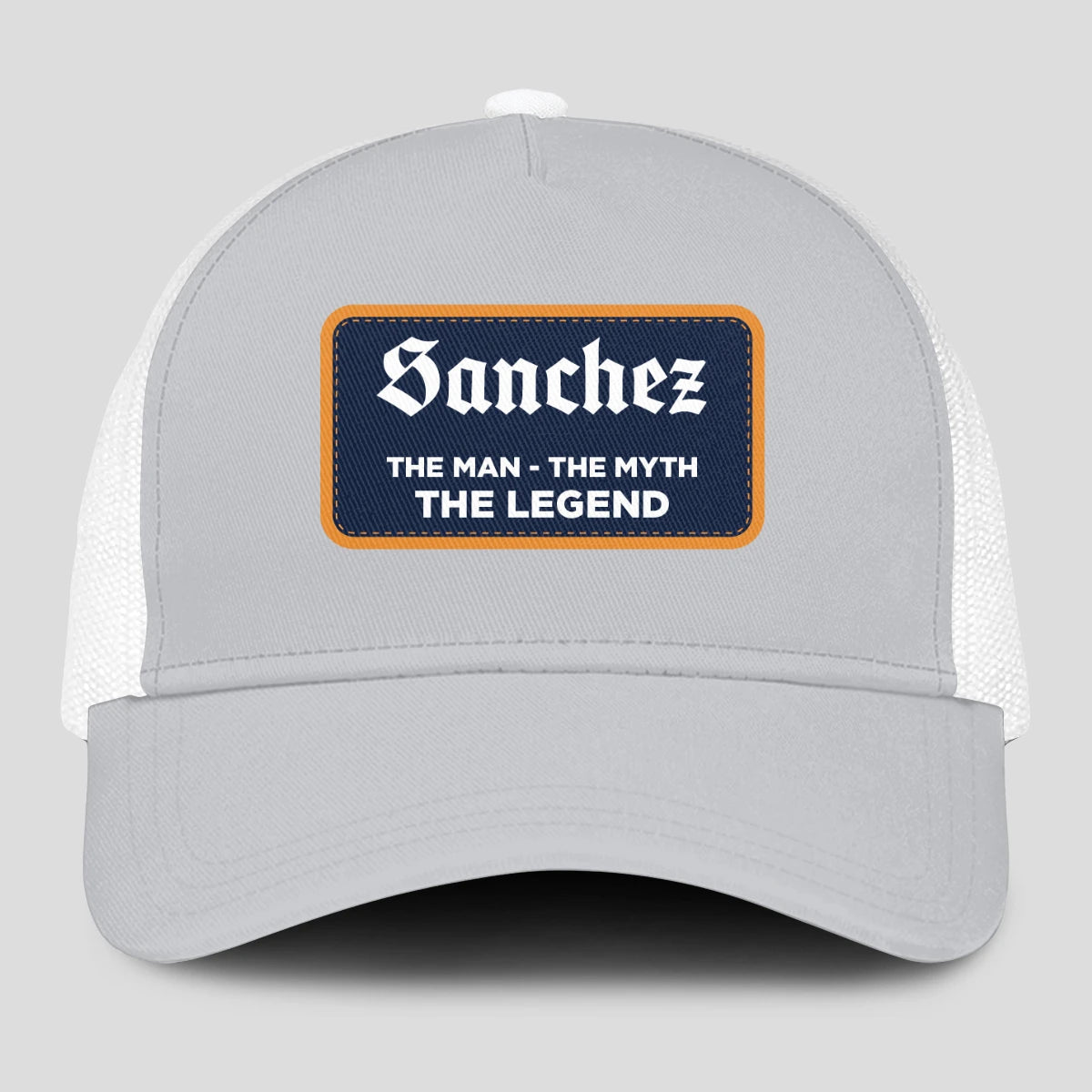 The Man The Myth The Legend Gray Mesh Cap SANCHEZ 13K1 C204PF