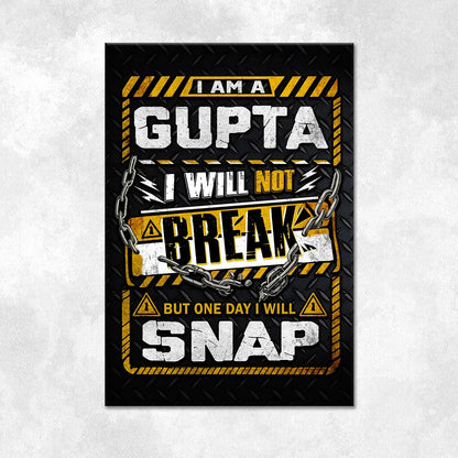 GUPTA Motivational Rug – Black & Yellow Quote Carpet for Living Room 13K1-AR1