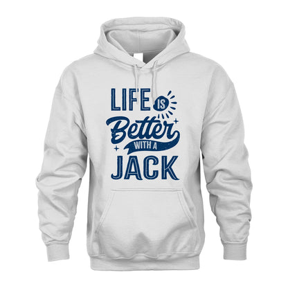 JACK 13K1-116 Personalized Name Quote T-Shirt Life Is Better With Unisex Gift