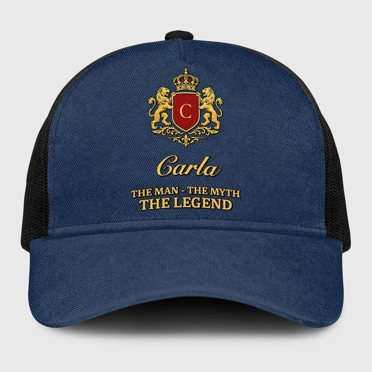 The Man The Myth The Legend Royal Blue Mesh Cap CARLA 13K1 C187PF