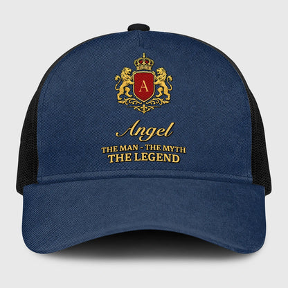The Man The Myth The Legend Royal Blue Mesh Cap ANGEL 13K1 C187PF