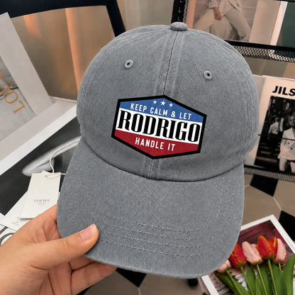 Keep Calm & Let Your Name Handle It Washed Cap RODRIGO 13K1 C87PF