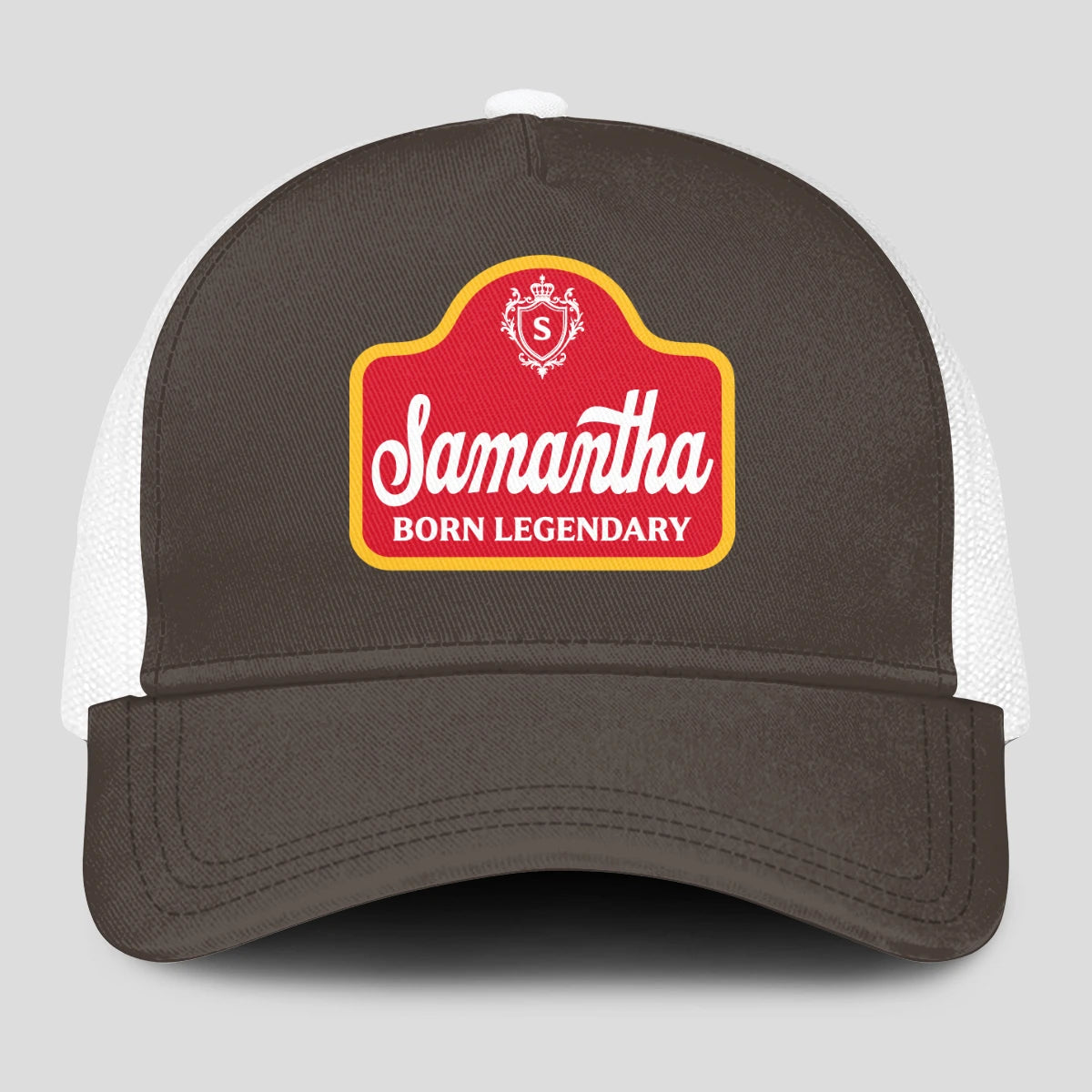 Born Legendary Charcoal Mesh Cap SAMANTHA 13K1 C196PF