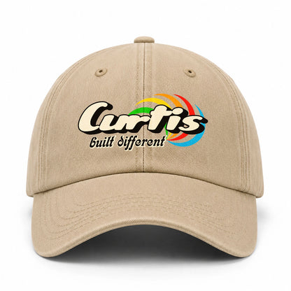 Your Name Built Different Retro Washed Cap CURTIS 13K1 C55PF