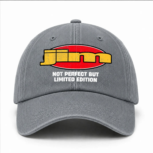 Your Name Not Perfect But Limited Edition Red Logo Washed Cap JIM 13K1 C84PF