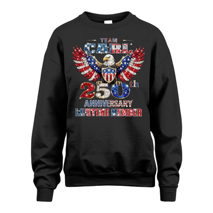 CARL 13K1-523 Personalized "Team...Lifetime Member" America 250 Design