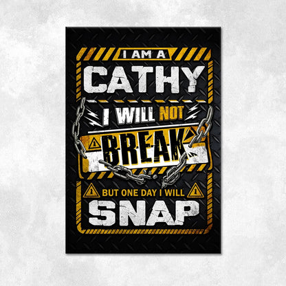 CATHY Motivational Rug – Black & Yellow Quote Carpet for Living Room 13K1-AR1