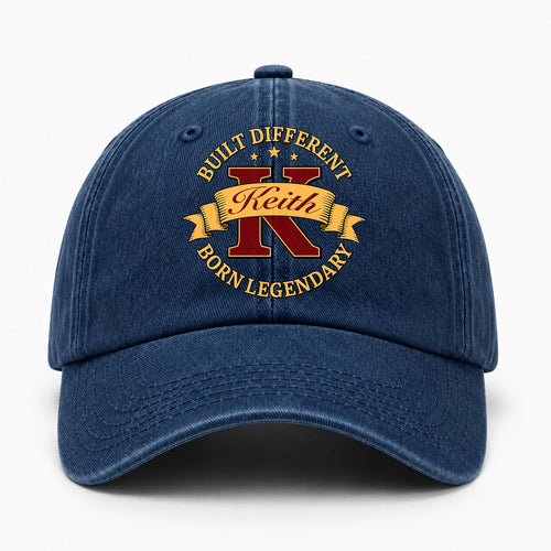 Built Different Born Legendary Royal Washed Cap KEITH 13K1 C71PF