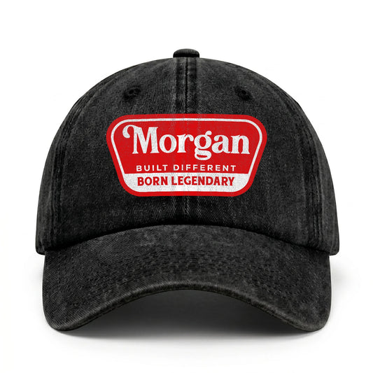 Built Different Born Legendary Red Logo Washed Cap MORGAN 13K1 C63PF