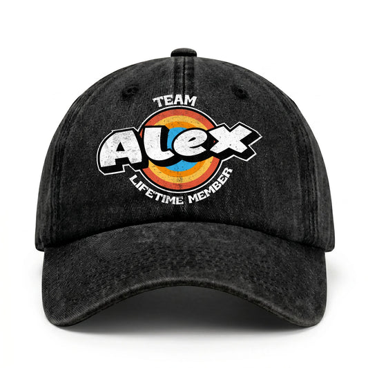 Team Your Name Lifetime Member Logo Cap ALEX 13K1 C66PF