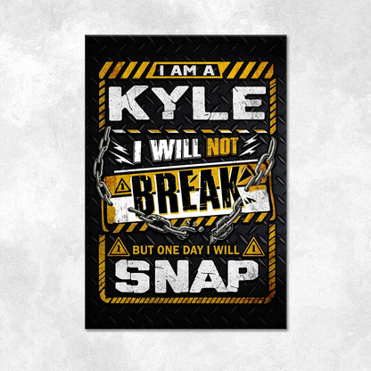 KYLE Motivational Rug – Black & Yellow Quote Carpet for Living Room 13K1-AR1