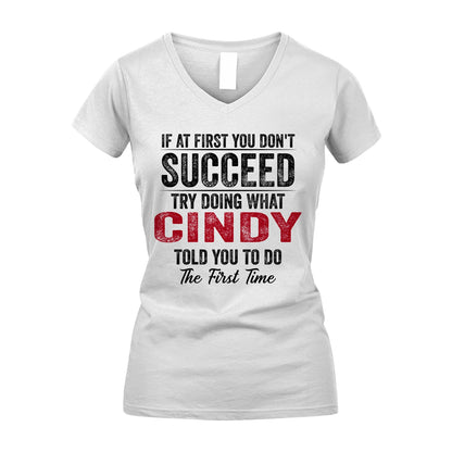 CINDY 13K1-357 If At First You Don't Succeed...