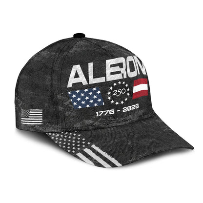 ALEXIS 13K1-C13PF 250th Anniversary Patriotic Baseball Cap 1776–2026