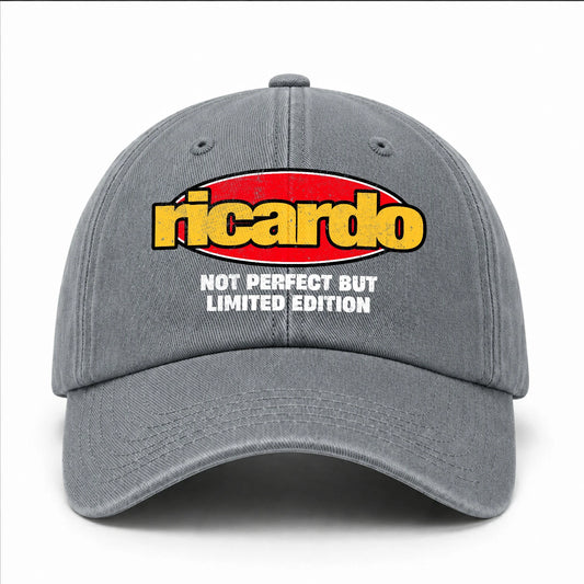 Your Name Not Perfect But Limited Edition Red Logo Washed Cap RICARDO 13K1 C84PF
