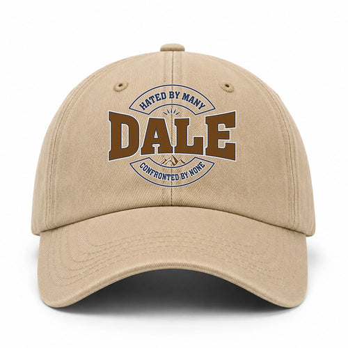 Hated By Many Confronted By None Washed Cap DALE 13K1 C36PF