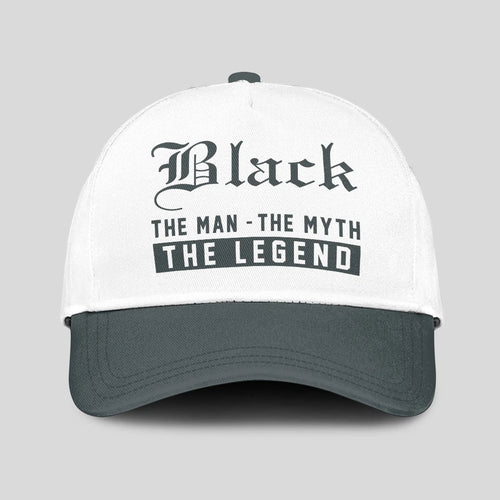 The Man The Myth The Legend Luxury Cap BLACK 13K1 C39PF