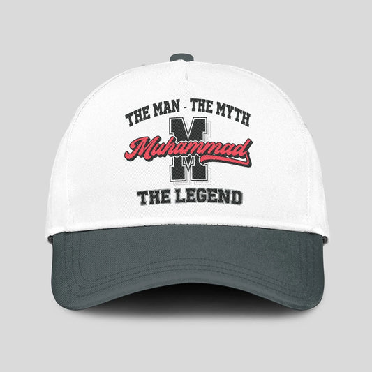 The Man The Myth The Legend Custom Initial Letter And Name Cap MUHAMMAD 13K1 C38PF