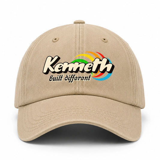 Your Name Built Different Retro Washed Cap KENNETH 13K1 C55PF