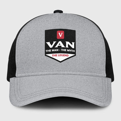 The Man The Myth The Legend Gray Mesh Cap VAN 13K1 C189PF