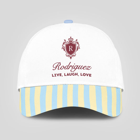 Live Laugh Love Blue And Yellow Luxury Cap RODRIGUEZ 13K1 C121PF
