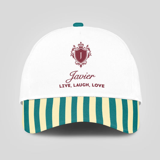 Live Laugh Love Green And Yellow Royal Cap JAVIER 13K1 C122PF