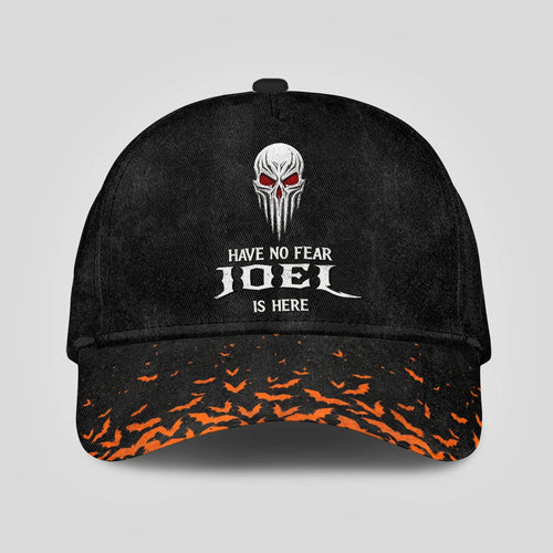 The Horrors Persist But So Does Your Name Skull Halloween Cap JOEL 13K1 C125PF
