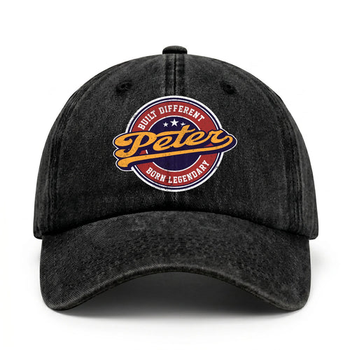 Built Different Born Legendary Logo Washed Cap PETER 13K1 C65PF