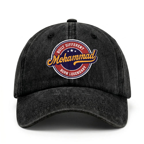 Built Different Born Legendary Logo Washed Cap MOHAMMAD 13K1 C65PF