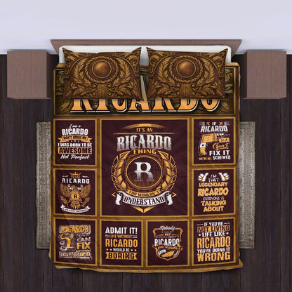 RICARDO Limited Edition Personalized Bedding Set 13K1-BS3