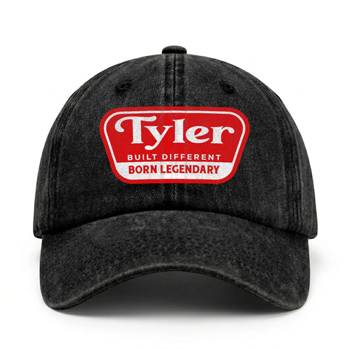 Built Different Born Legendary Red Logo Washed Cap TYLER 13K1 C63PF