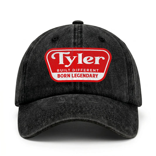 Built Different Born Legendary Red Logo Washed Cap TYLER 13K1 C63PF