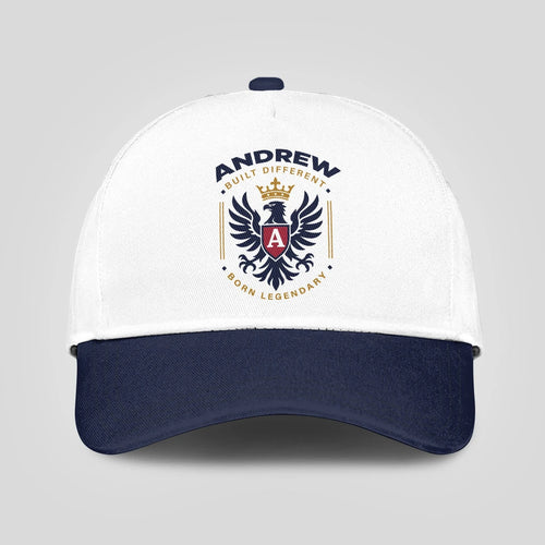 Built Different Born Legendary Elegant Blue And White Cap ANDREW 13K1 C76PF