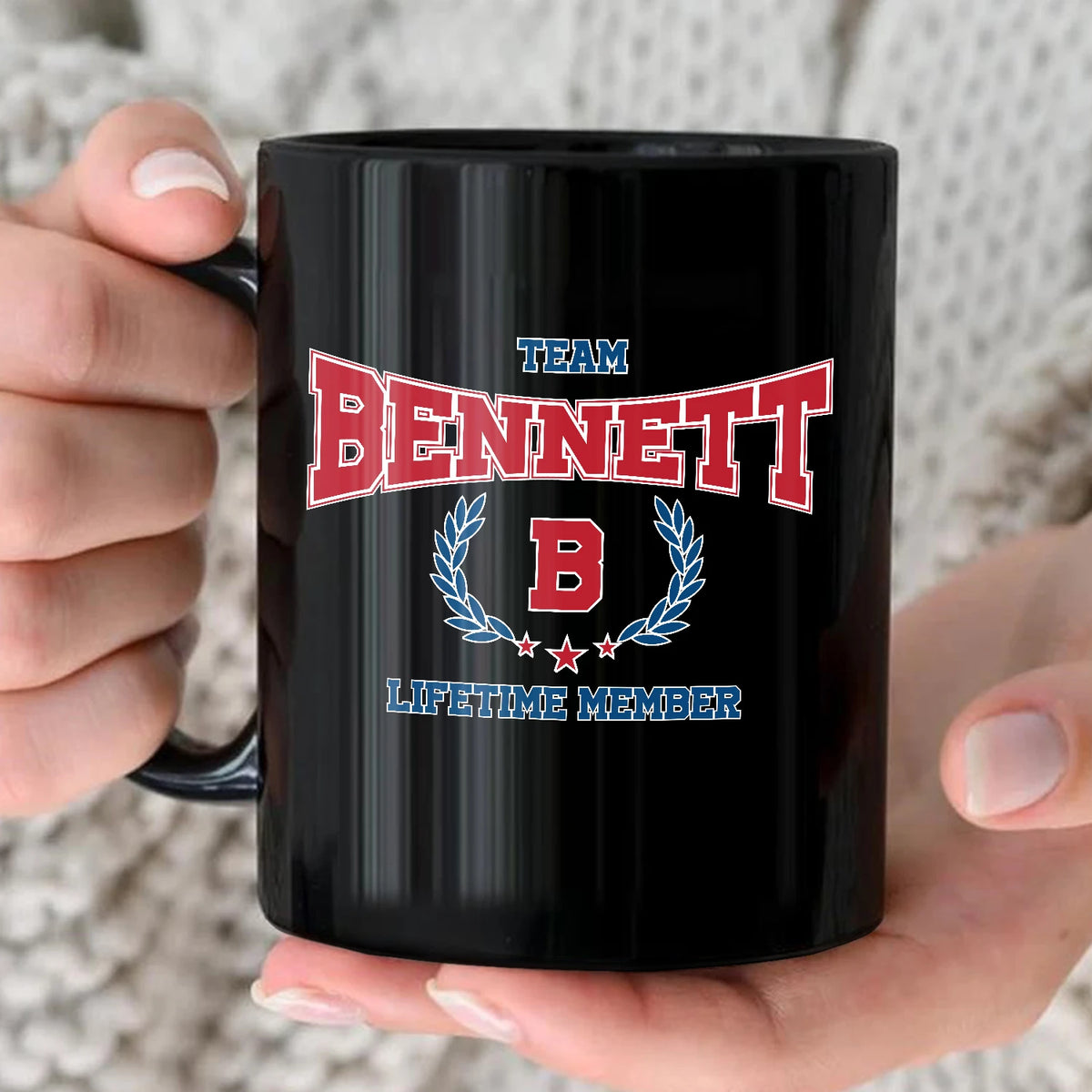 Team Your Name Lifetime Member Sporty Mug BENNETT 13K1 MG09