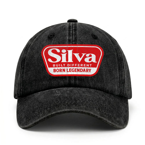 Built Different Born Legendary Red Logo Washed Cap SILVA 13K1 C63PF
