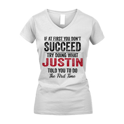 JUSTIN 13K1-357 If At First You Don't Succeed...