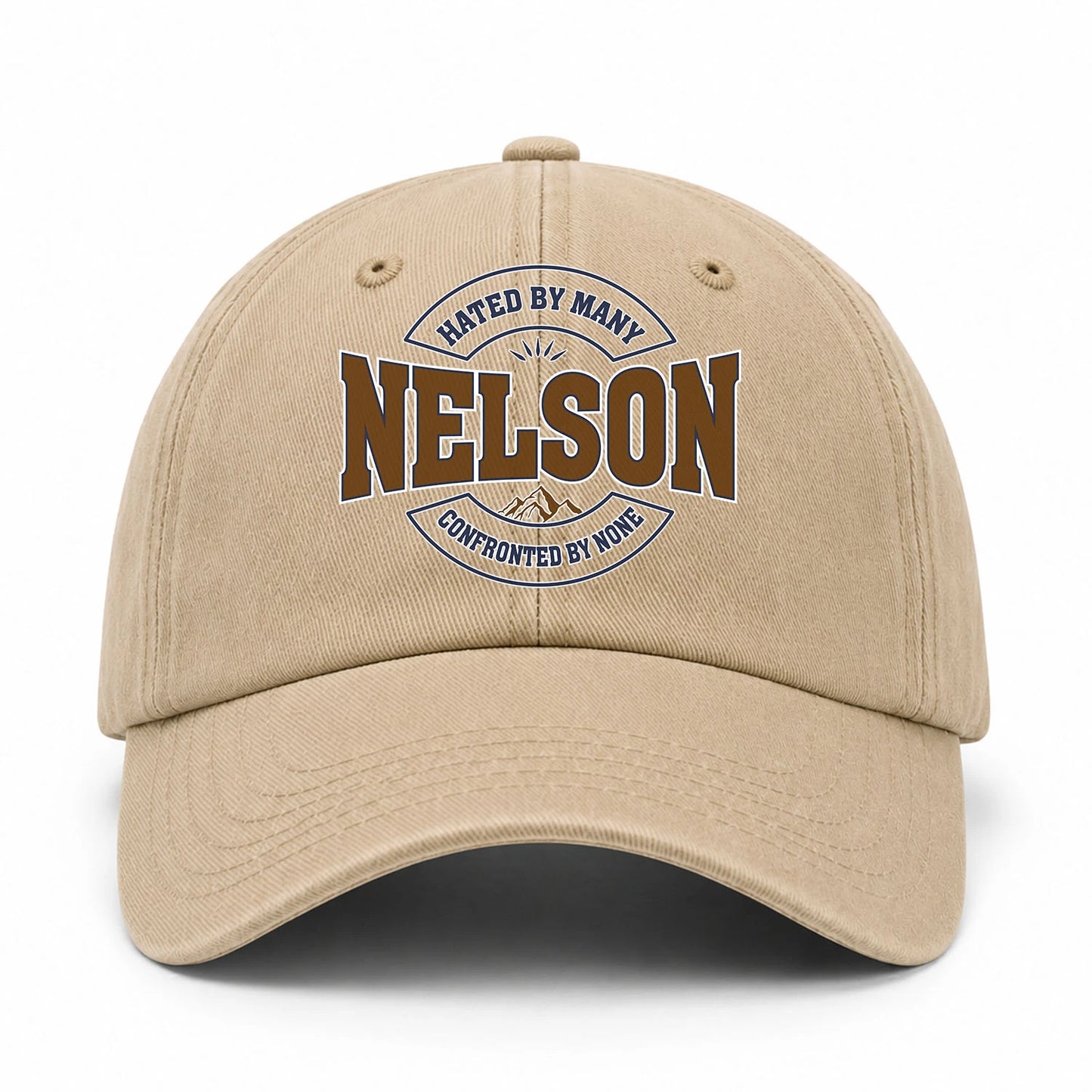 Hated By Many Confronted By None Washed Cap NELSON 13K1 C36PF