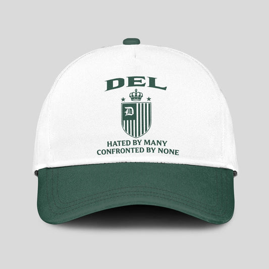 Hated By Many Confronted By None Luxury Logo Cap DEL 13K1 C41PF