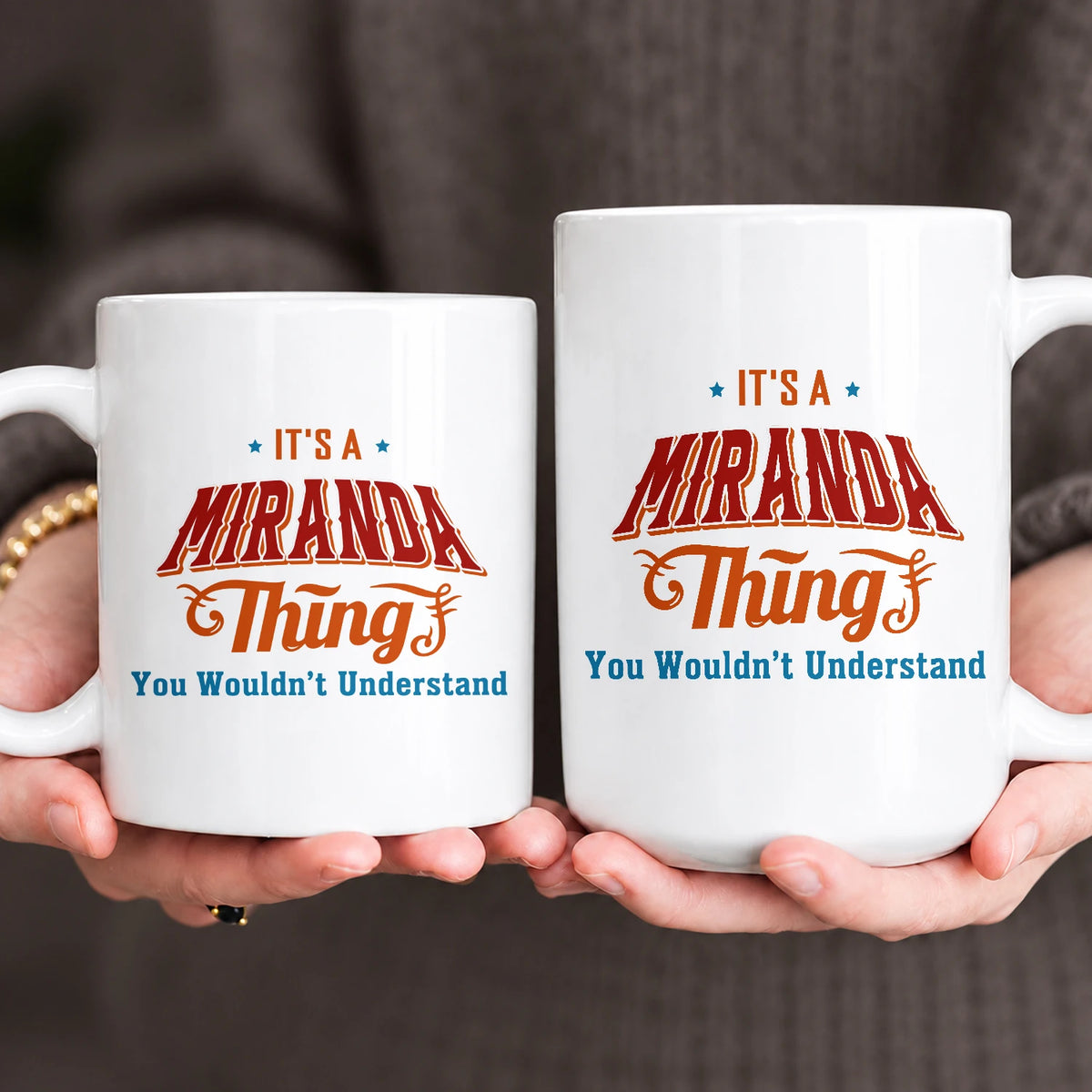 It's A Your Name Thing You Wouldn't Understand Retro Mug MIRANDA 13K1 MG26