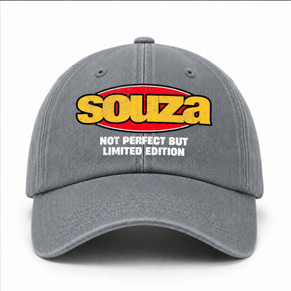 Your Name Not Perfect But Limited Edition Red Logo Washed Cap SOUZA 13K1 C84PF