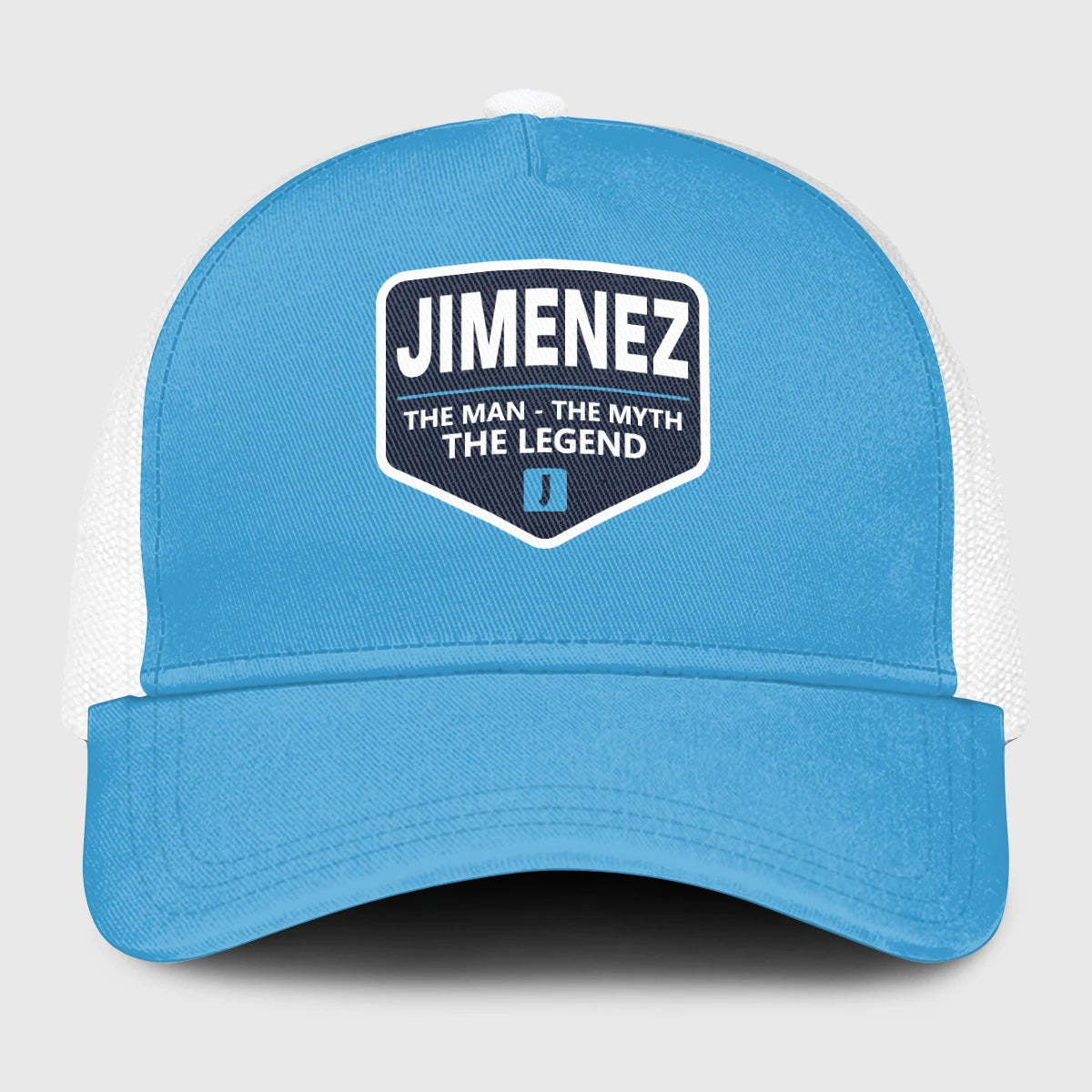 The Man The Myth The Legend Light Blue Mesh Cap JIMENEZ 13K1 C190PF