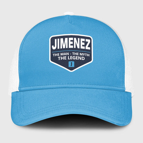 The Man The Myth The Legend Light Blue Mesh Cap JIMENEZ 13K1 C190PF